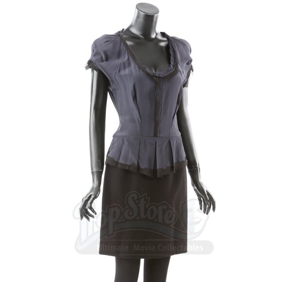 Rebecca Taylor Navy Black Dress ASO Rosalie Hale - Picture 3 of 9